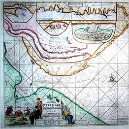 Click to enlarge Historic Map of the Arctic Russian Kola Peninsula (Russian Lapland), White Sea and Region.